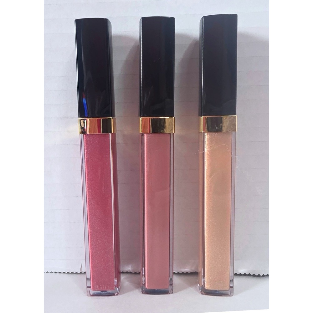 Chanel Rouge Coco Gloss Trio 119 Bourgeoisie 722 Noce Moscata 712 Melted Honey